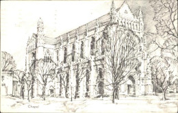 72463746 Princeton_New_Jersey University Chapel Zeichnung - Altri & Non Classificati