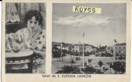 Calabria-lamezia Terme-s.eufemia Lamezia Quartiere Di Lamezia Terme Vedute Anni 40 E Saluti Da S.eufemia (picc./v.retro - Autres & Non Classés