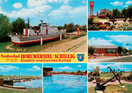 73930119 Schillig_Horumersiel_Nordseebad Rettungsboot Hafen Freibad Park Details - Wangerland