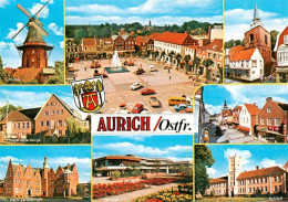 73930697 Aurich_Ostfriesland Muehle Jugendherberge Ostfr Landschaft Markt Rathau - Aurich