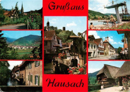 73928743 Hausach Orts Und Teilansichten Schwimmbad Strasse Schwarzwaldhaus - Hausach