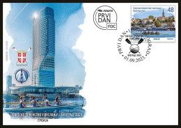 Serbia 2023. World Rowing Championships Belgrade 2023, FDC, MNH - Aviron