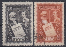 USSR 1201-1202,used,falc Hinged - Karl Marx