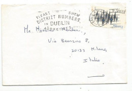 Eire Europa CEPT 1972 P.6 Used On Cover Baile Dublin 10may72 X Italy - Lettres & Documents