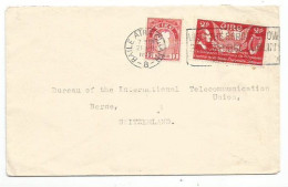 Eire Cover Dublin 21apr1939 To Suisse BIT Bureau With 2 Stamps - Covers & Documents