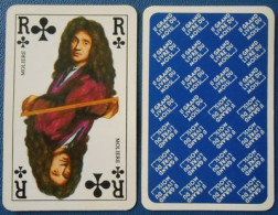 Carte à Jouer  Roi De Trèfle  Molière  Ed Le Grand Livre Du Mois - Playing Cards (classic)