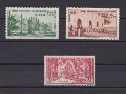 NIGER 1942 PA N°6/8 NEUF** ENFANCE - Unused Stamps