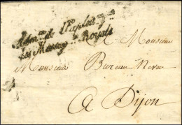 ' Admon De L'Exploition / Des Messagie Royales ' Sur Lettre Avec Texte Daté De Paris Le 13 Février 1834 Pour Dijon + Bul - Non Classés