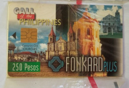 Philippines P250 Chip Card - Old Curches - Filippijnen