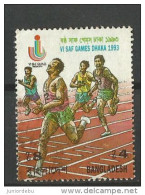 Bangladesh  - 1993  - VI SAF Games  ( Athletics ) -  USED . ( Condition As Per Scan ) ( OL 16/07/2013 ) - Bangladesh