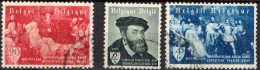 Belgique 1955 Expo Charles-quint COB964 à 966 (complet)- Oblitérés - Used Stamps