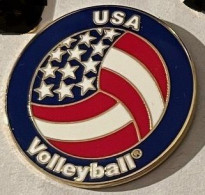 USA TEAM VOLLEYBALL - FLAG - VOLLEY-BALL - EQUIPE ETATS UNIS AMERIQUE - BALLON - EGF - (34) - Volleyball