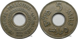 Palestine - Mandat Britannique - 5 Mils 1935 - TTB/XF45 - Mon5604 - Israel