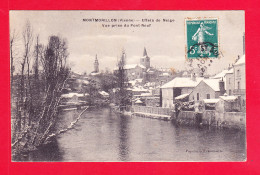 F-86-Montmorillon-12Ph105  Effets De Neige, Vue Prise Du Pont Neuf, Cpa BE - Montmorillon