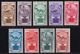 Emisiones Generales, 1933 Y&T. 23 / 31. MNH. - Emisiones Generales