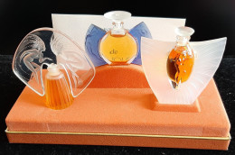 Autres Collections - Miniatures De Parfum - LALIQUE - LES INTROUVABLES  : 1998  - 1999 - 2 000 - Miniatures Womens' Fragrances (in Box)