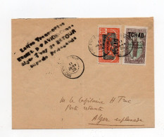 !!! ALGER BRAZZAVILLE PAR AIR AFRIQUE, LETTRE PAR AVION DE FORT ARCHAMBAULT DU 11/1/1935 POUR ALGER - Lettres & Documents