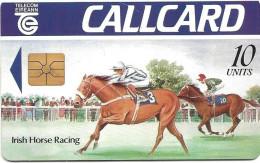 Ireland: Telecom Eireann - 1991 Irish Horse Racing. Double Logo Moreno - Ireland