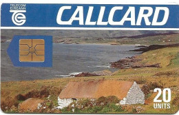 Ireland: Telecom Eireann - 1991 Cottage. Double Logo Moreno - Ierland