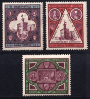 San Marino, 1894 Y&T. 23 / 25, MH. - Neufs