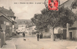 FRANCE - Divonne Les Bains - La Grand Rue - Vue Générale - Animé - Carte Postale Ancienne - Divonne Les Bains