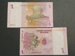 Kong 1 Centime, 1997 P-80A - República Democrática Del Congo & Zaire