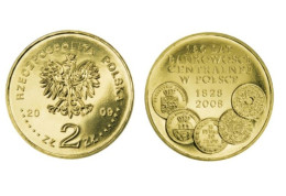 Poland 2 Zlotys, 2009 180 Central Banking Y675 - Pologne