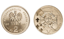 Poland 2 Zlotys, 2010 Polish Scouts 100 Y725 - Pologne