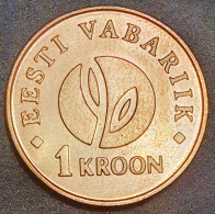 Estonia 1 Krona, The 90th Anniversary Of The 2008 KM44 - Estonia