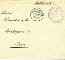 SUISSE.1937. FELDPOST."FORTVERWALTUNG...".FRANCHISE MILITAIRE.CROIX-ROUGE. - Postmarks