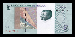 Angola 5 Kwanzas 2012 Pick 151A Capicua Sc Unc - Angola