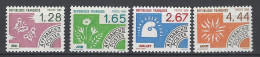 FRANCE 1986 TIMBRE PREOBLITERE 190 191 192 193  LES MOIS DE L ANNEE MAI JUIN JUILLET AOUT - 1964-1988