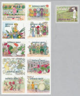 Sweden 2024. Facit # SH144 - Coil. Elsa Beskow's Garden. Complete Set Of 11. MNH(**) - Unused Stamps