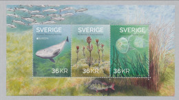 Sweden 2024. Facit # TBD. Life In Baltic Sea - Europa 2024. Souvenirsheet. MNH(**) - Unused Stamps