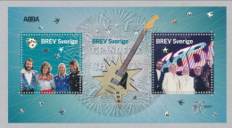 Sweden 2024. Facit # TBD. ABBA - 50 Years Of Waterloo. Souvenirsheet. MNH(**) - Unused Stamps