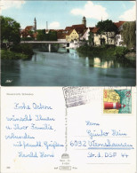 Donauwörth Panorama-Ansicht Brücke Fluss Teilansicht Stadt 1970 - Donauwörth