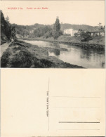 Ansichtskarte Nossen Muldenpartie - Fabrik 1916 - Nossen
