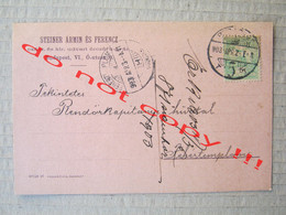 STEINER ÁRMIN ÉS FERENCZ, Budapest ( 1903 ) From Budapest To Fehertemplom ( Bela Crkva ) - Postal Stationery