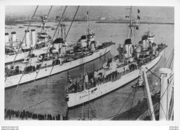 CROISEUR DUCA D'AOSTA  ET EUGENIO DI SAVOIA NAPLES 1938 ARMEE ITALIENNE TIRAGE PHOTO 15 X 10 CM - Bateaux