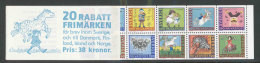 SUEDE 1987 - CARNET  YT C1415 - Facit H376 - Neuf ** / MNH - Timbres Vendus à Tarif Réduit (IX) - Rabatt Booklet - 1981-..