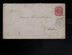 WURTEMBERG ENTIER LETTRE DE BESIGHEIM - Lettres & Documents