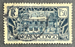 FRCG129U1 - Brazzaville - Pasteur Institute - 1.50 F Used Stamp - Middle Congo - 1933 - Oblitérés