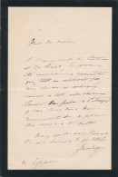 Jules PASDELOUP Lettre Autographe Signée Droit De Réponse à Comettant Lohengrin Wagner 1879 - Chanteurs & Musiciens