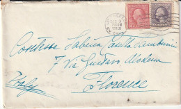 United States USA Stati Uniti 1913 -  Postgeschichte - Storia Postale - Histoire Postale - Storia Postale
