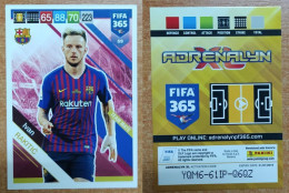 AC - 59 IVAN RAKITIC  BARCELONA  PANINI FIFA 365 2019 ADRENALYN TRADING CARD - Trading Cards