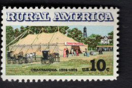 2015645912 1973 SCOTT 1505 (XX) POSTFRIS MINT NEVER HINGED EINWANDFREI (XX) - RURAL AMERICA - CHAUTAUQUA TENT & BUGGIES - Unused Stamps