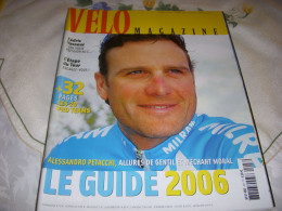 VELO MAG 427 02.2006 PETACCHI BARTOLI CALENDRIER EQUIPES 06 POZZATO Les SCHLECK - Deportes