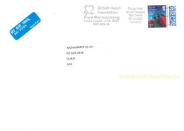 GREAT BRITAIN - 2023 - POSTAL STAMP COVER TO DUBAI. - Lettres & Documents