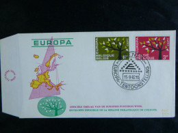 1962 1222-1223 FDC ( Gent ) : " Europa 62 " - 1961-1970