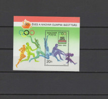 Hungary 1985 Olympic Games, 90th Anniv. Of Hungarian Olympic Committee S/s MNH - Sommer 1984: Los Angeles